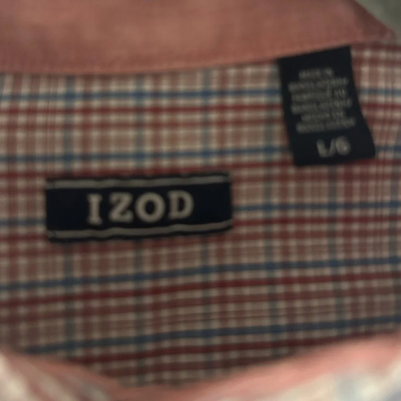Izod button down shirt, men’s large - Picture 4 of 7